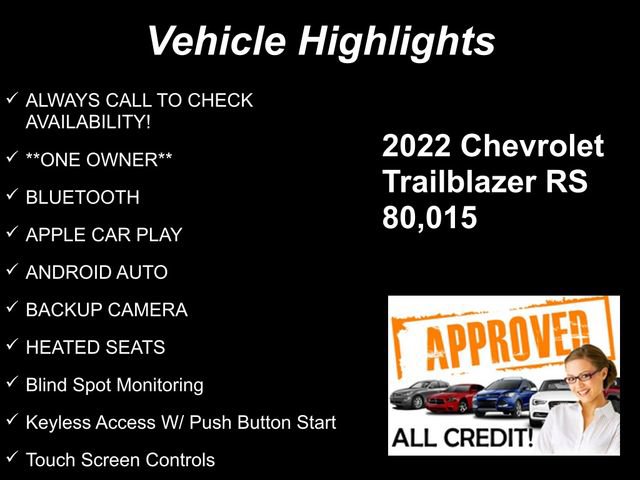 Used 2022 Chevrolet TrailBlazer RS w/ Convenience Package image 9