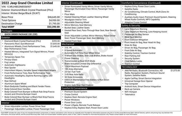 Used 2022 Jeep Grand Cherokee Limited image 12