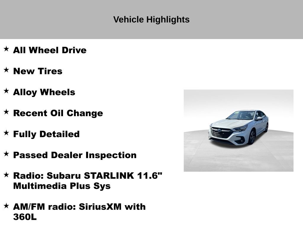 Used 2024 Subaru Legacy Premium AWD/4WD image 9