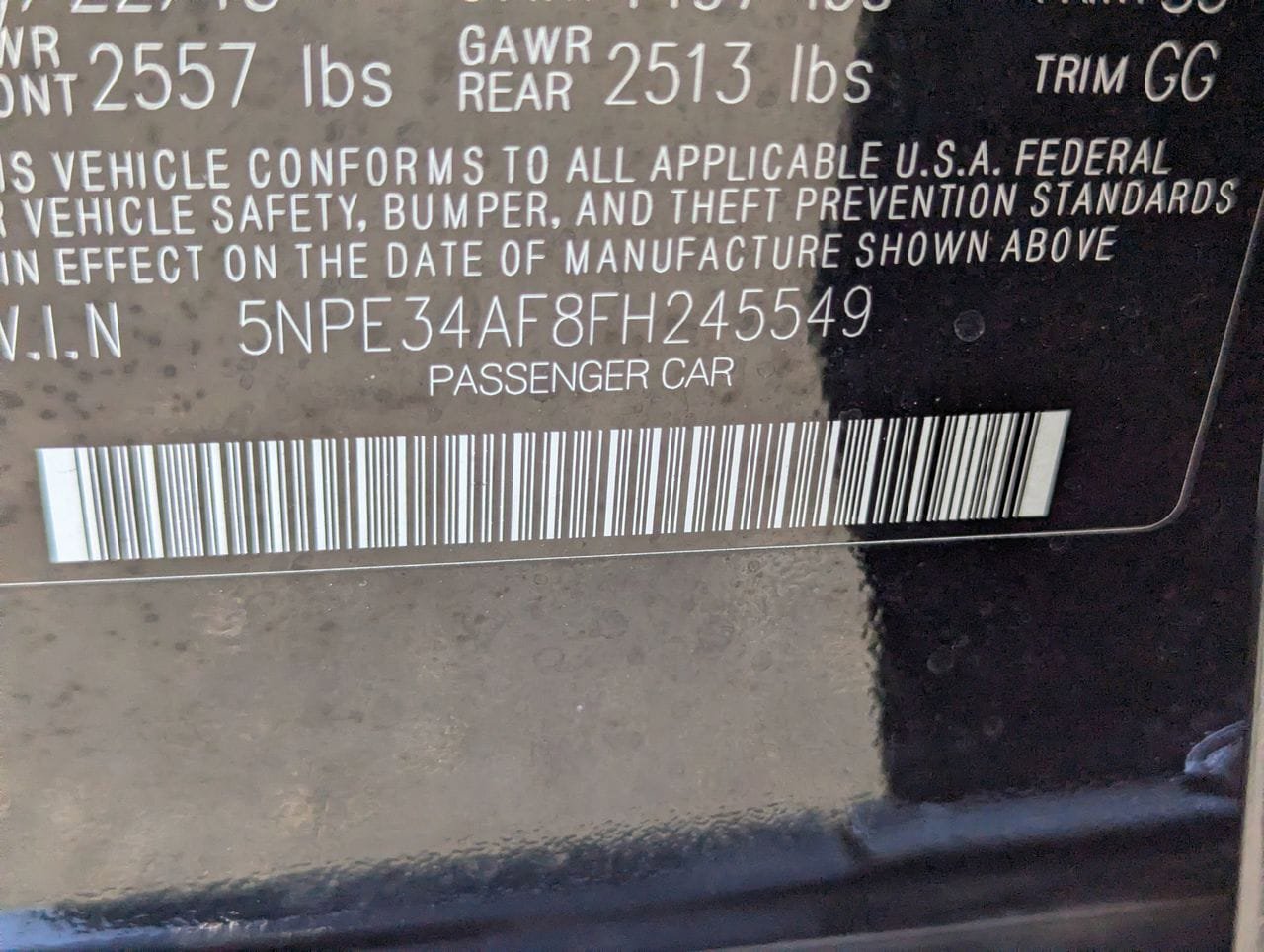 Used 2015 Hyundai Sonata Limited w/ Option Group 06 image 34