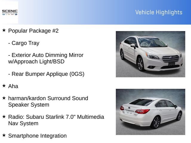 Used 2017 Subaru Legacy 2.5i Limited AWD/4WD image 10