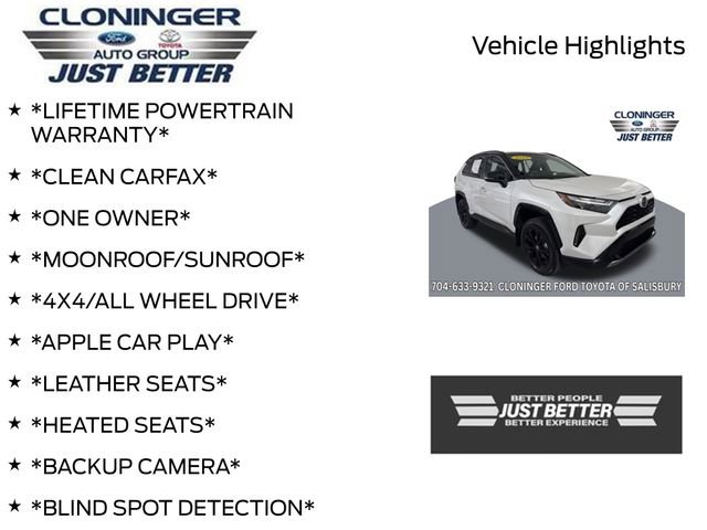 Used 2025 Toyota RAV4 XSE w/ Weather Package AWD/4WD image 3