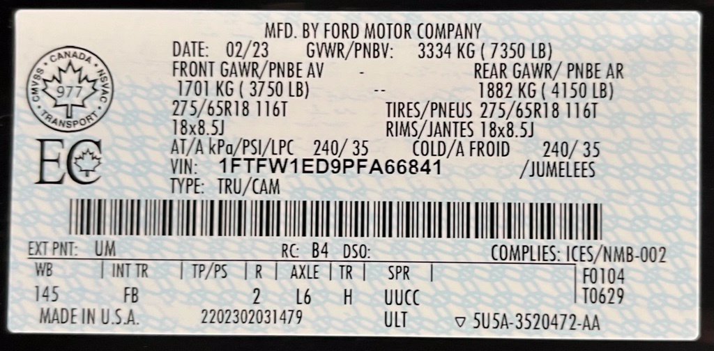 Used 2023 Ford F150 XLT w/ Equipment Group 302A High AWD/4WD image 60