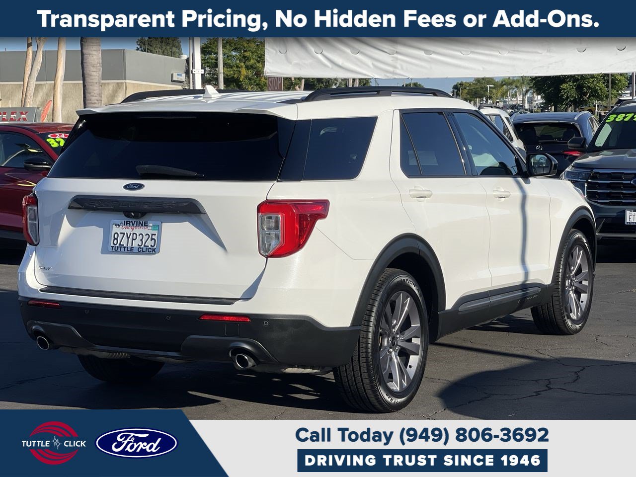 Used 2022 Ford Explorer XLT w/ Equipment Group 202A RWD image 9