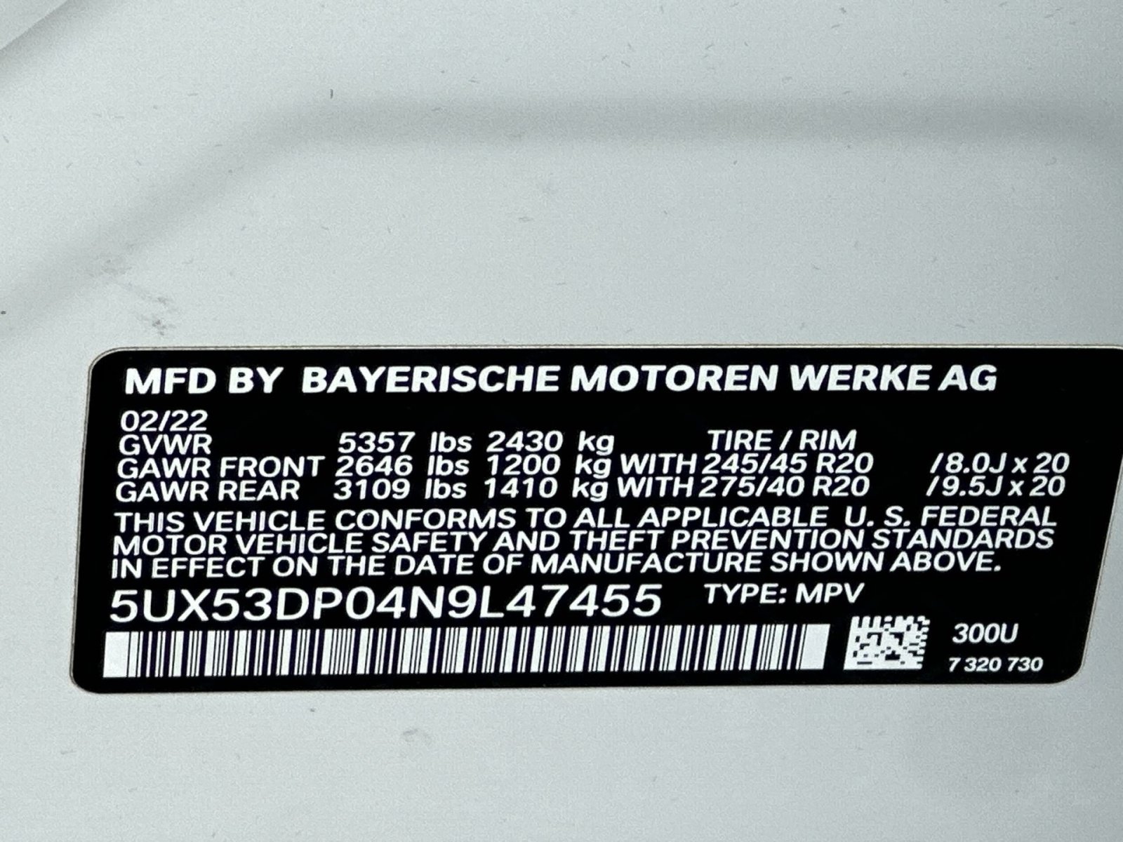 Used 2022 BMW X3 xDrive30i w/ M Sport Package 2 AWD/4WD image 30