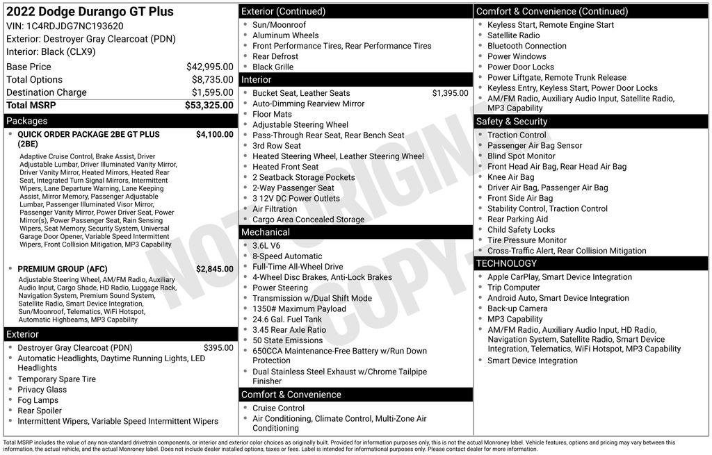 Used 2022 Dodge Durango GT image 15