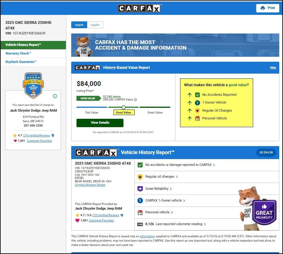 Used 2025 GMC Sierra 2500 AT4X image 11