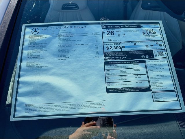 New 2027 Mercedes-Benz CLE 450 4MATIC Cabriolet image 34