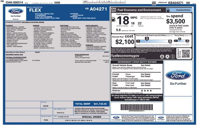 Used 2019 Ford Flex Limited image 34