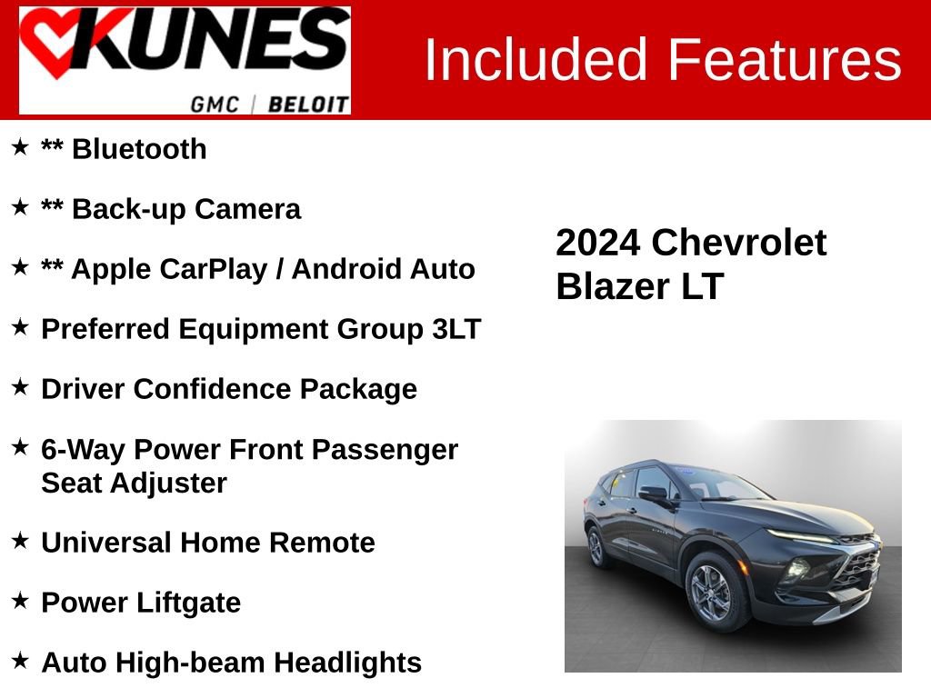 Used 2024 Chevrolet Blazer LT image 2
