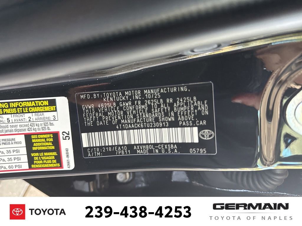 Used 2026 Toyota Camry SE w/ Convenience Package FWD image 23
