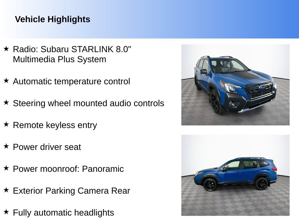 Used 2024 Subaru Forester Wilderness AWD/4WD image 2