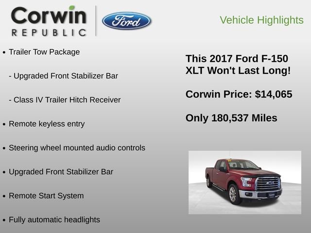 Used 2017 Ford F150 XLT w/ Equipment Group 302A Luxury image 6