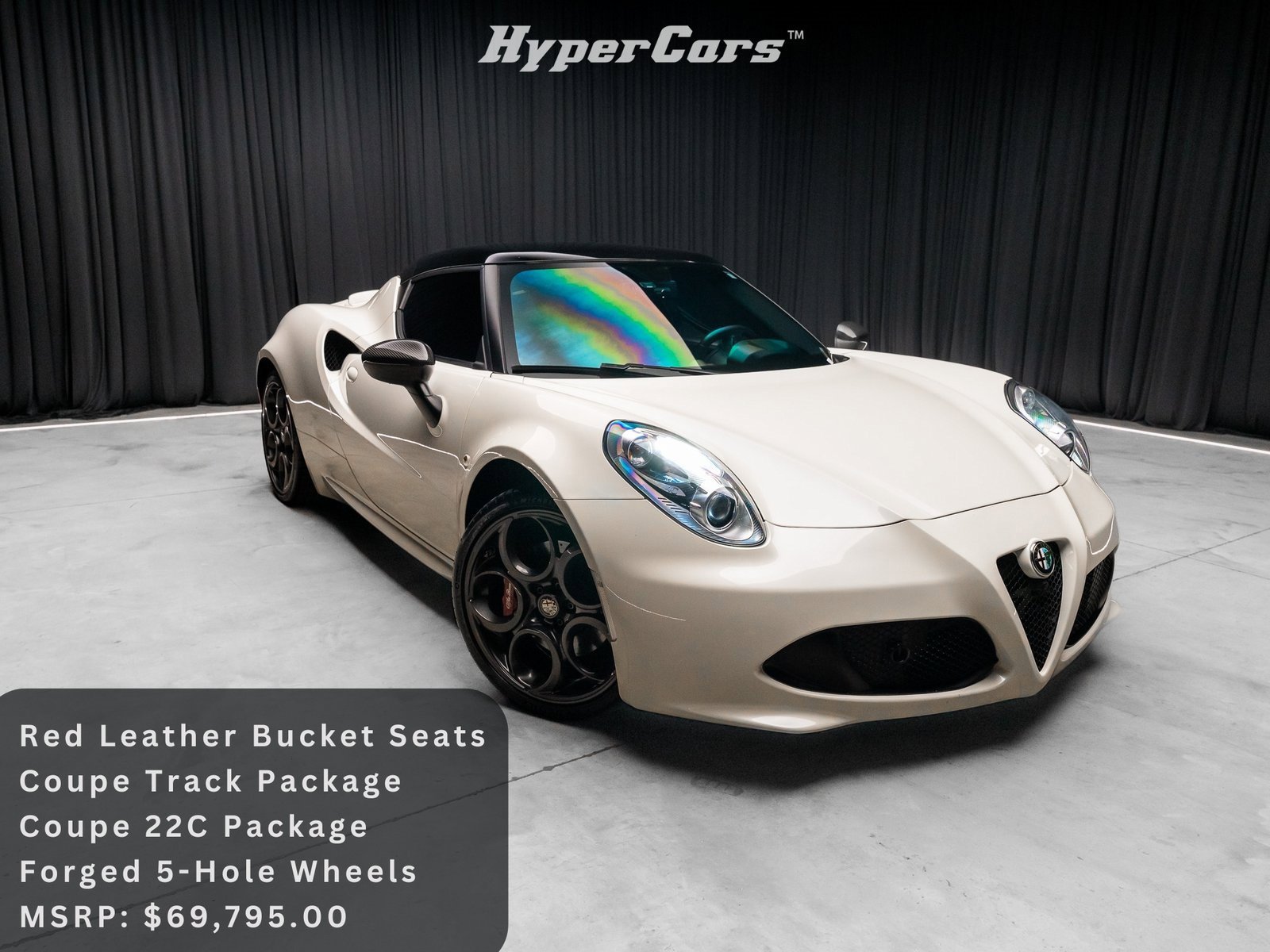Used 2015 Alfa Romeo 4C Coupe w/ Leather Interior Group
