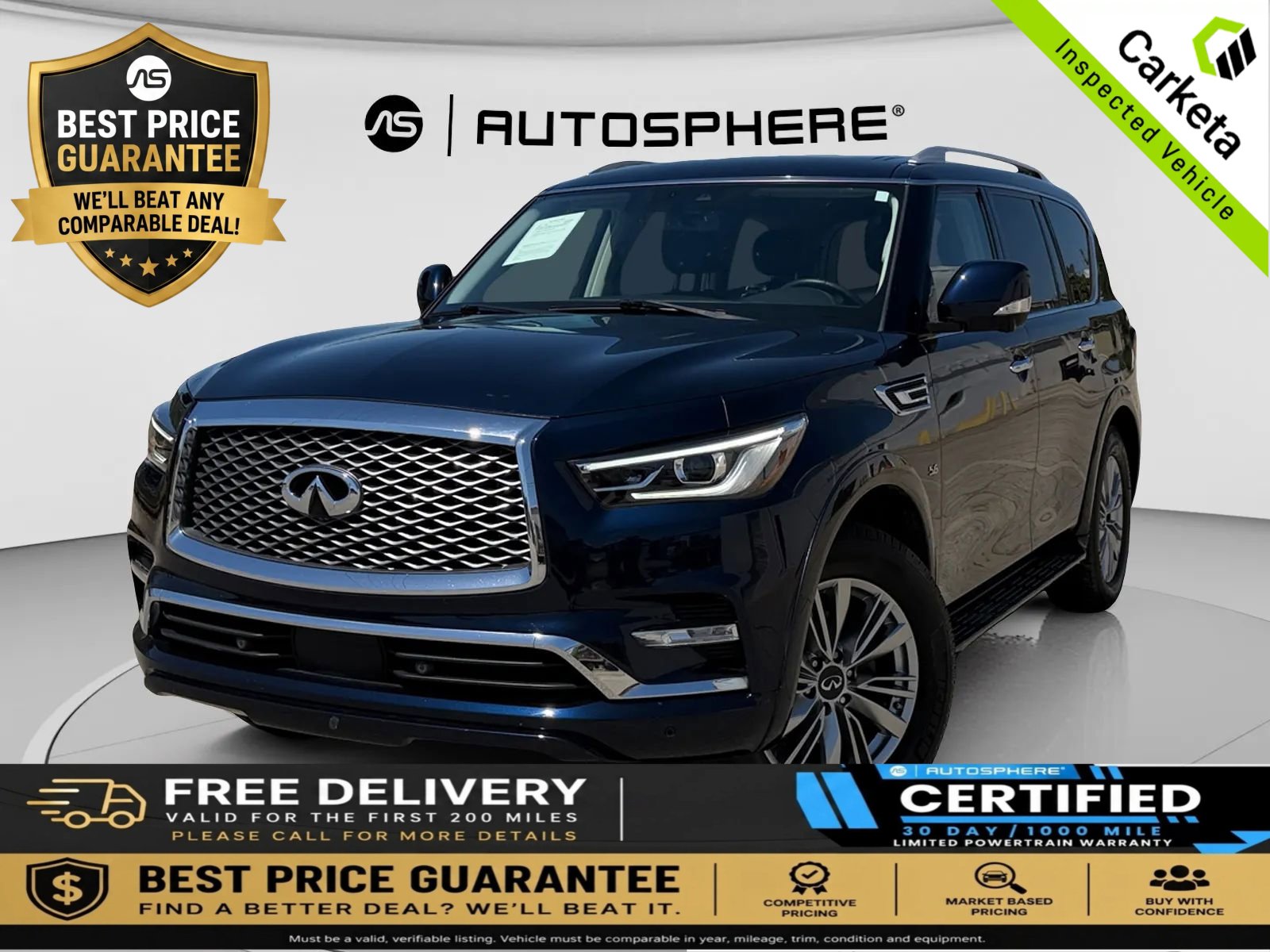Used 2020 INFINITI QX80 Luxe w/ Proassist Package AWD/4WD image 1