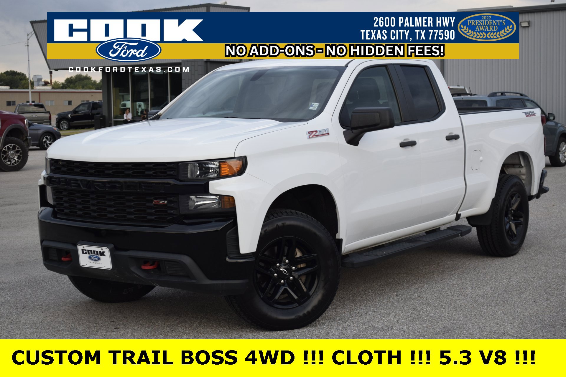 Used 2019 Chevrolet Silverado 1500 Custom Trail Boss