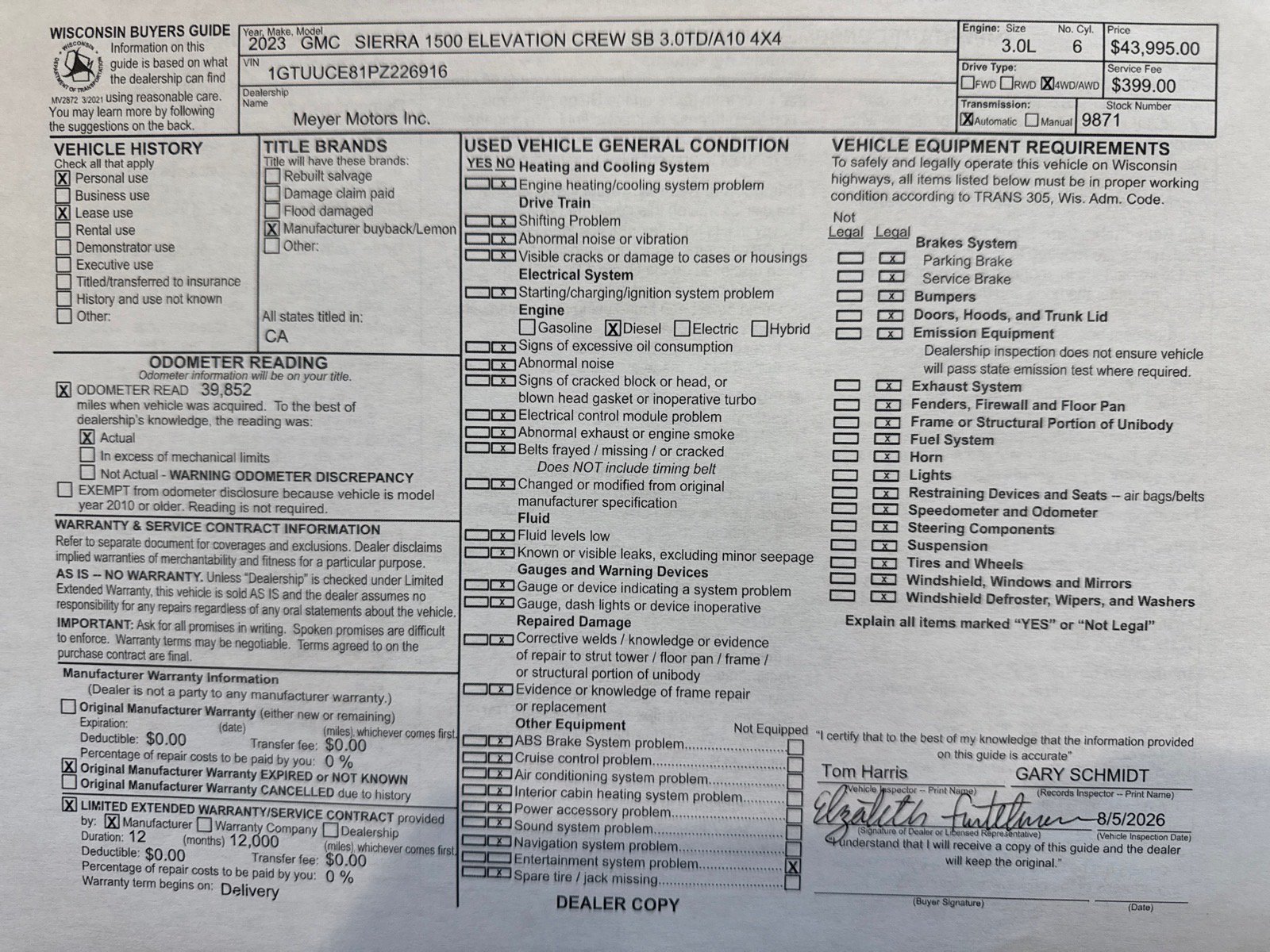 Used 2023 GMC Sierra 1500 Elevation AWD/4WD image 31