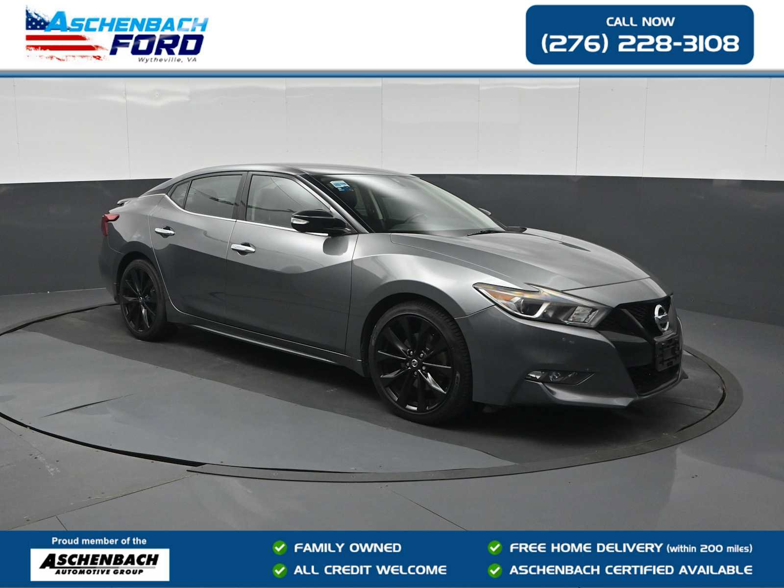 Used 2018 Nissan Maxima SR w/ Midnight Edition FWD image 1
