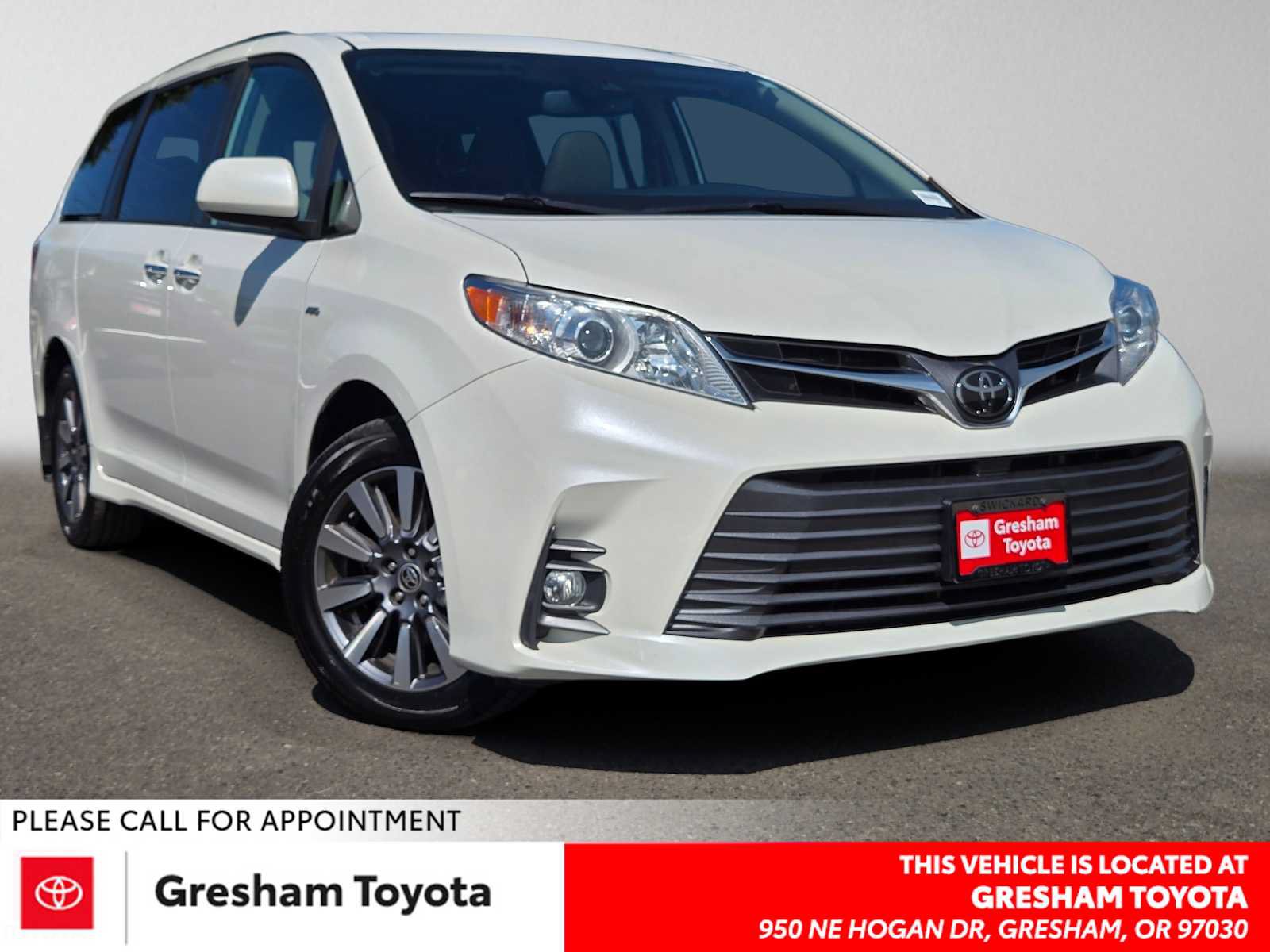 Certified 2020 Toyota Sienna XLE w/ XLE Navigation Package