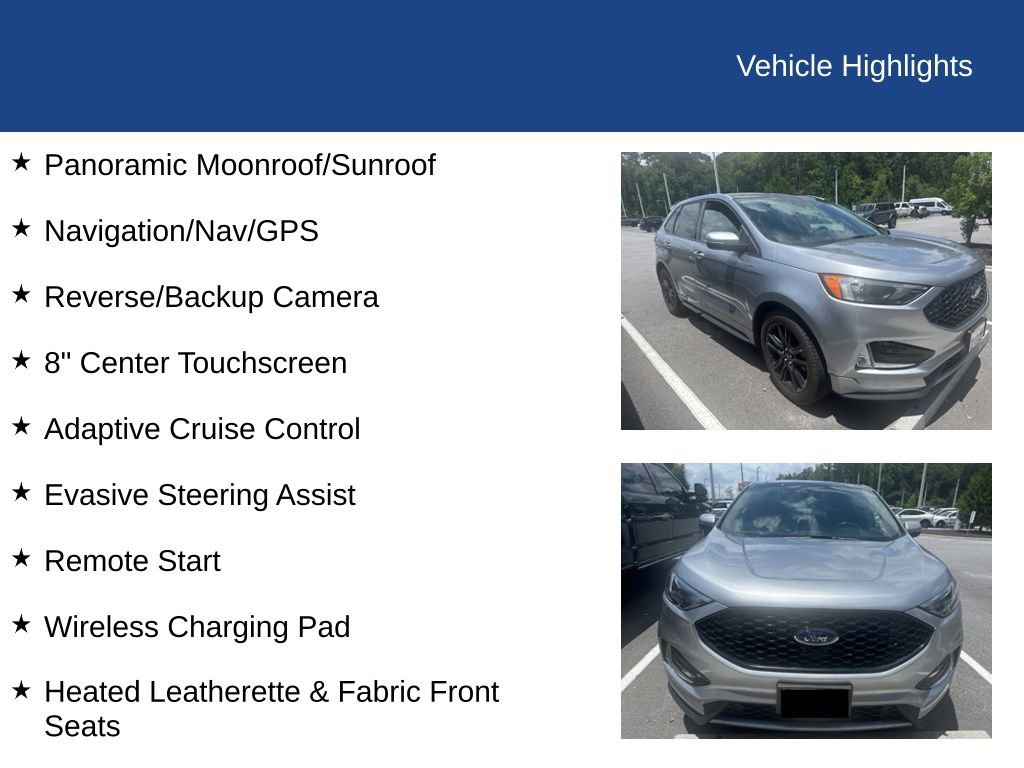 Used 2020 Ford Edge ST-Line w/ Cold Weather Package FWD image 7