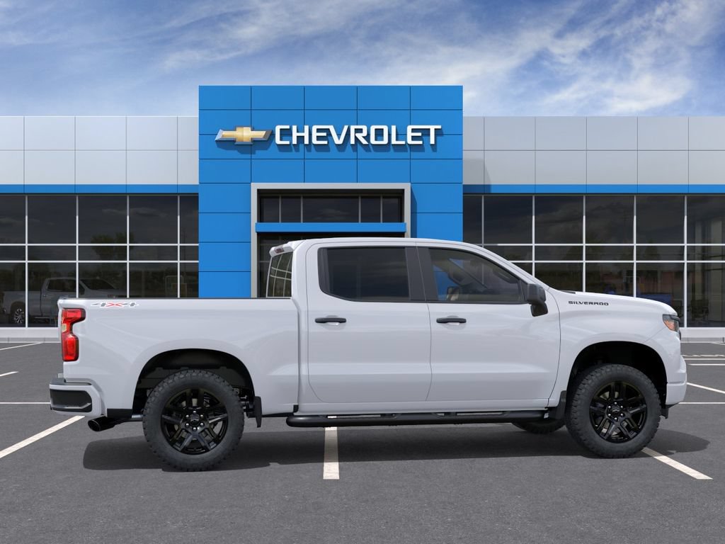 New 2026 Chevrolet Silverado 1500 Custom w/ Turbomax Blackout Package AWD/4WD image 5
