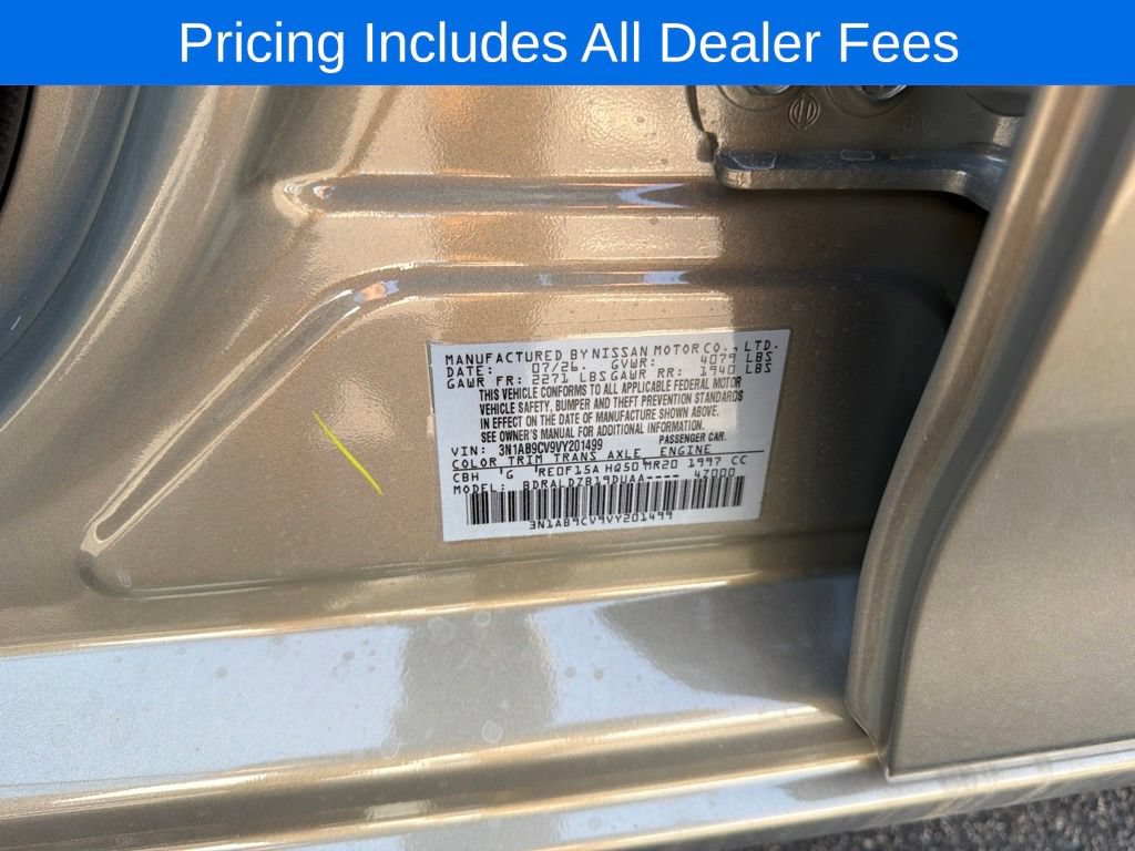 New 2027 Nissan Sentra SV w/ Floor Mat Package FWD image 17