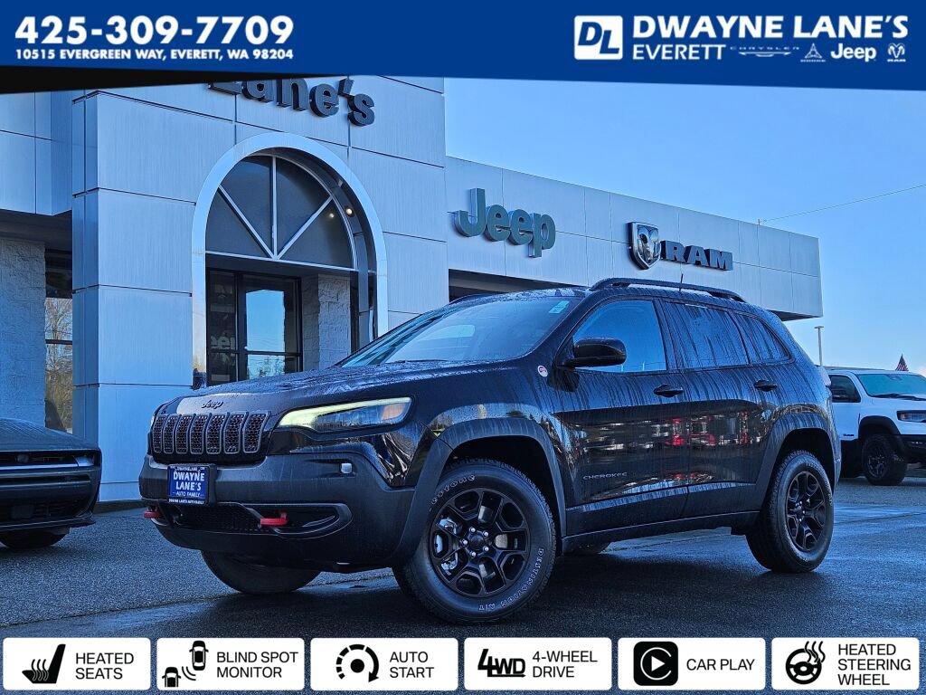 Used 2022 Jeep Cherokee Trailhawk w/ Trailer Tow Group AWD/4WD image 1