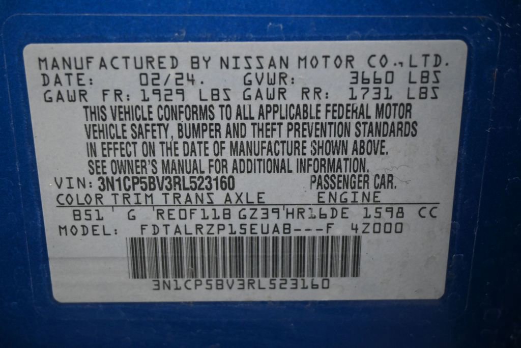 Used 2024 Nissan Kicks S w/ Interior Electronics Package FWD image 12