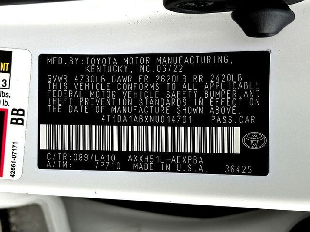 Used 2022 Toyota Avalon Limited w/ Advanced Safety Package FWD image 33