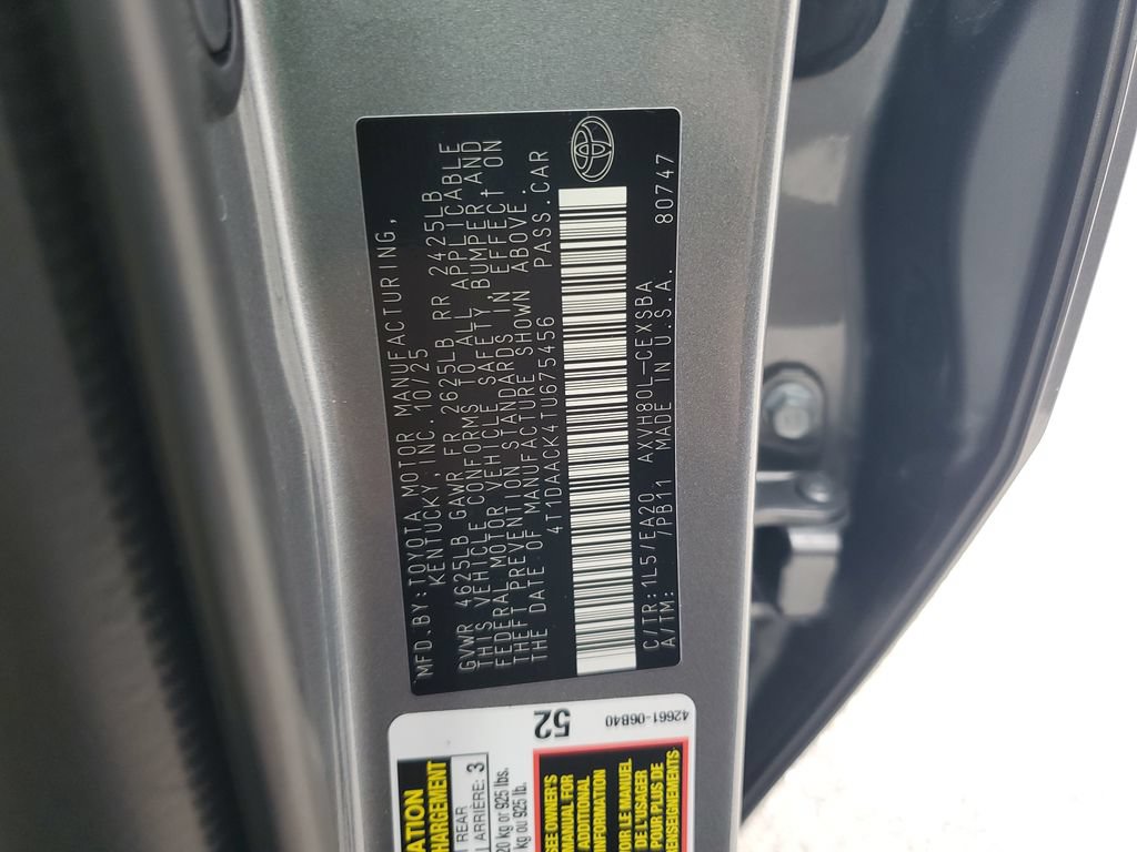 Certified 2026 Toyota Camry SE FWD image 24