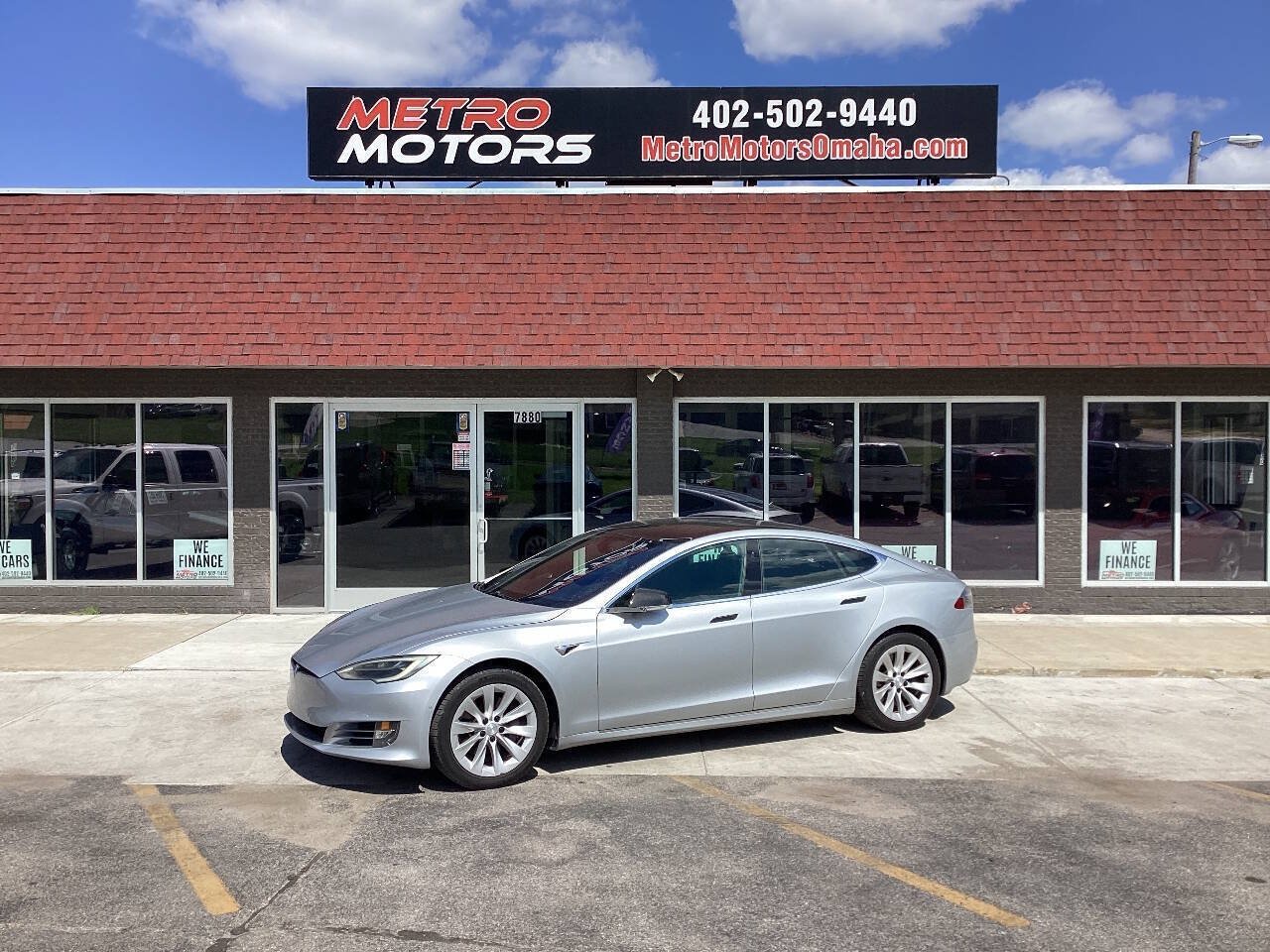 Used 2018 Tesla Model S 75D AWD/4WD image 1