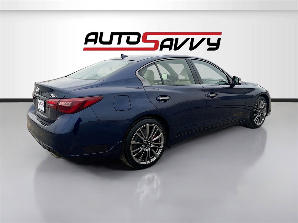 Used 2021 INFINITI Q50 Red Sport 400 w/ Cargo Package image 7