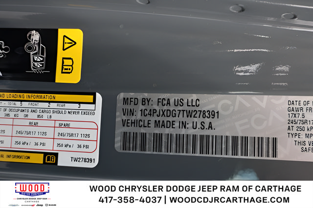 New 2026 Jeep Wrangler Unlimited Sport AWD/4WD image 16