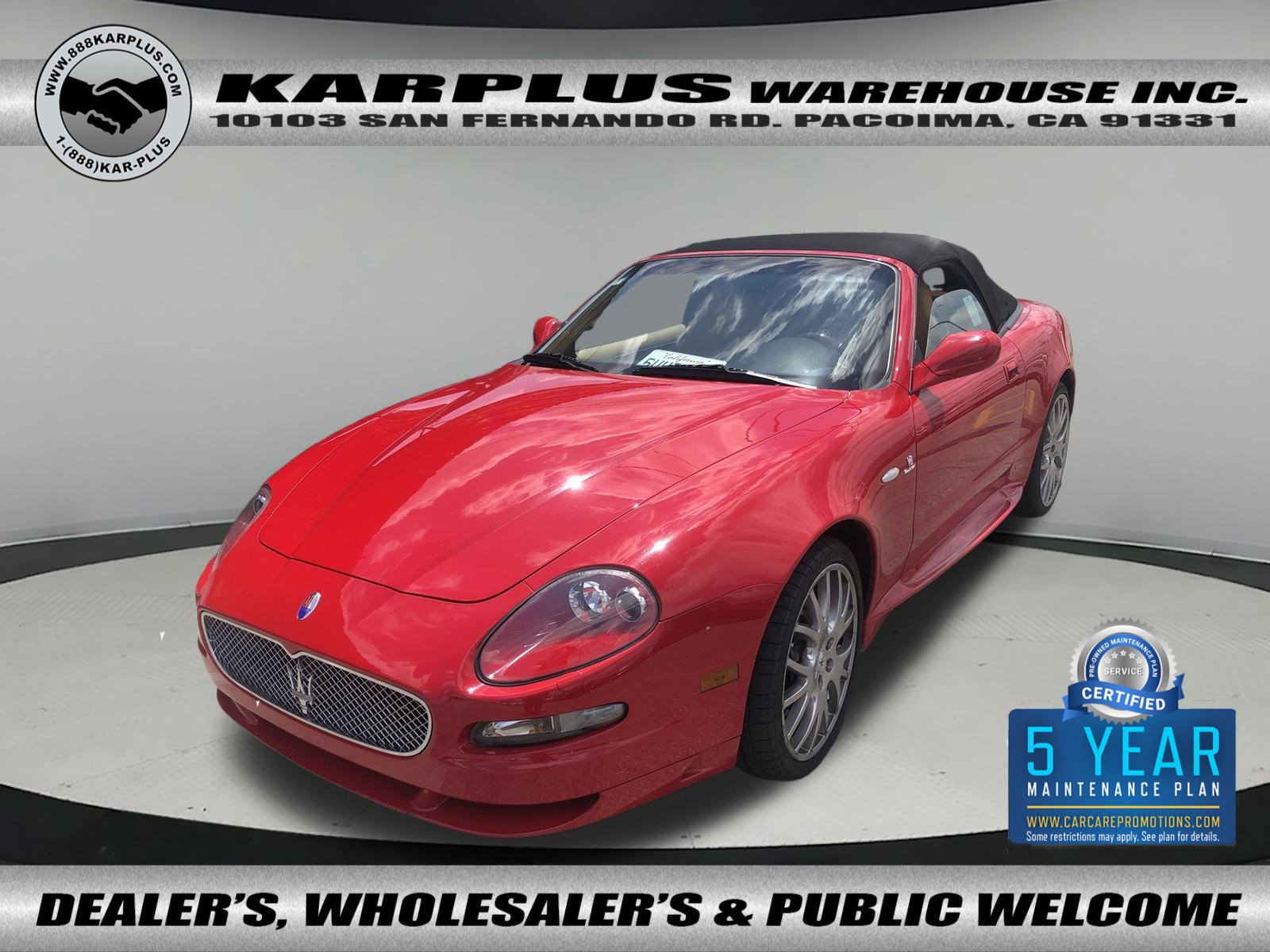 Used 2006 Maserati GranSport Spyder