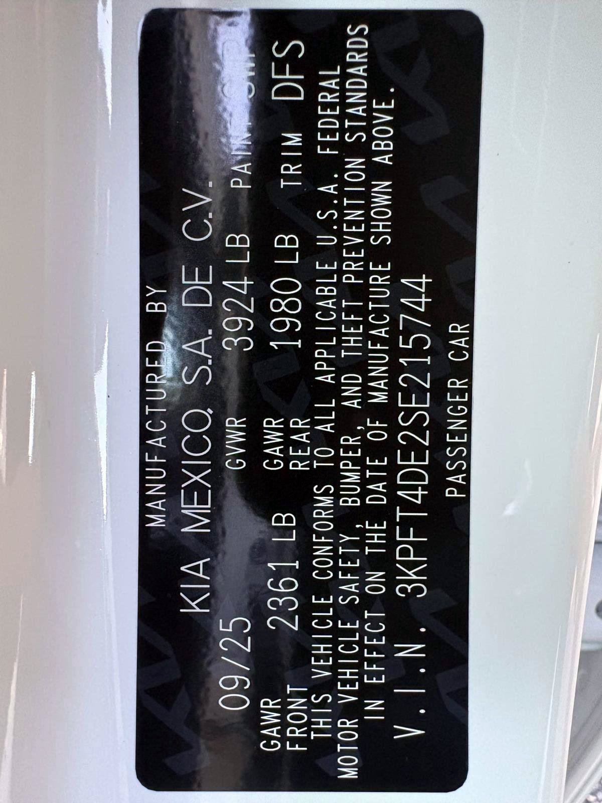Certified 2025 Kia K4 FWD image 21