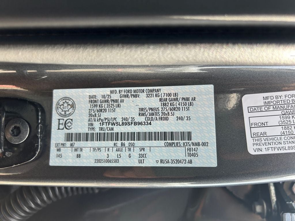Used 2025 Ford F150 Lariat w/ Bed Utility Package AWD/4WD image 37