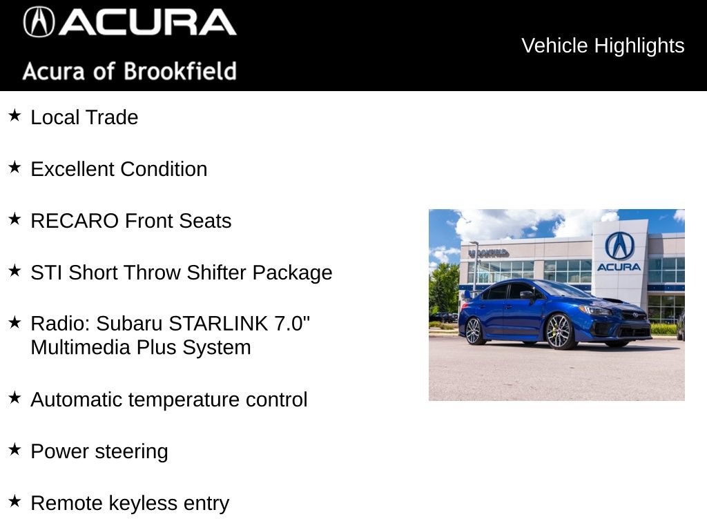 Used 2021 Subaru WRX STI AWD/4WD image 4