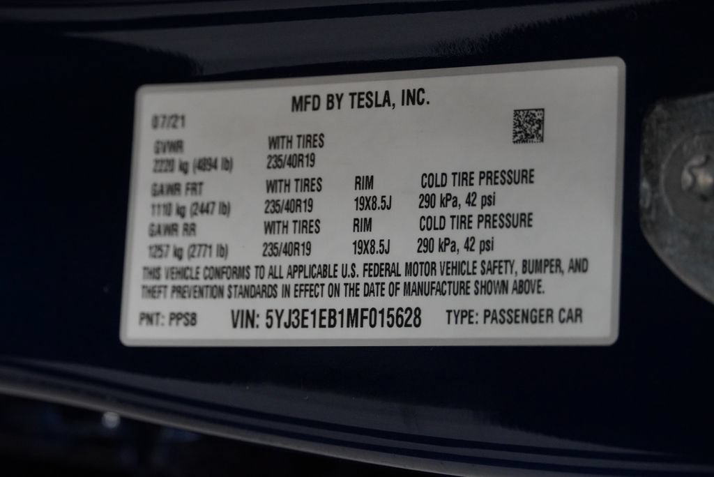 Used 2021 Tesla Model 3 Long Range AWD/4WD image 39