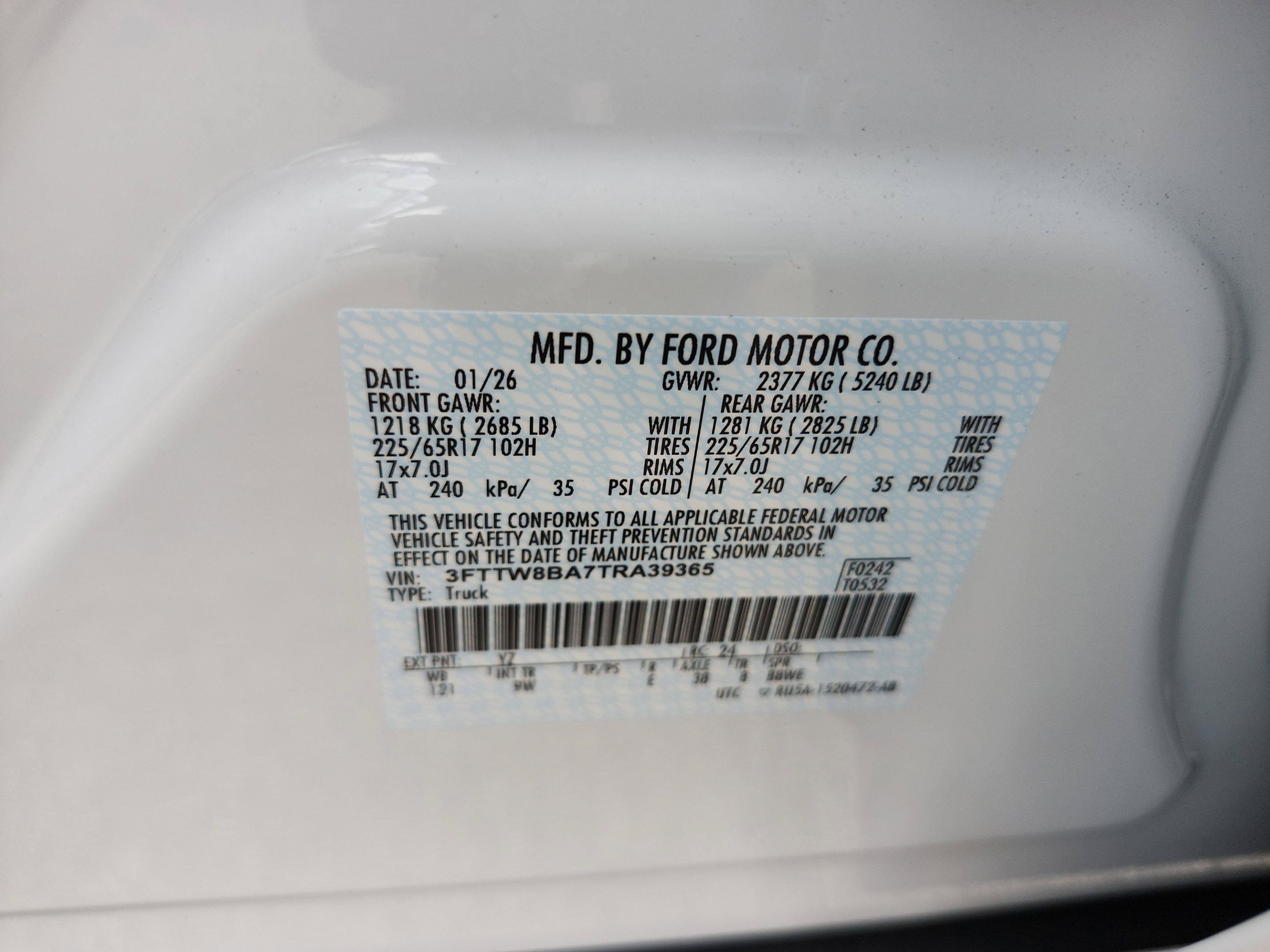 New 2026 Ford Maverick XL AWD/4WD image 8