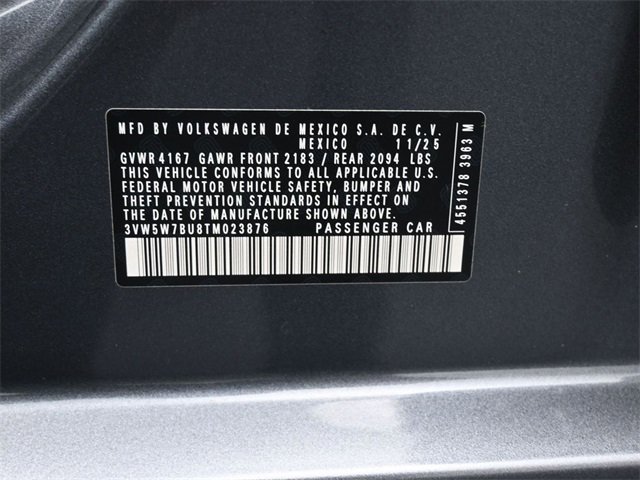 New 2026 Volkswagen Jetta S image 20