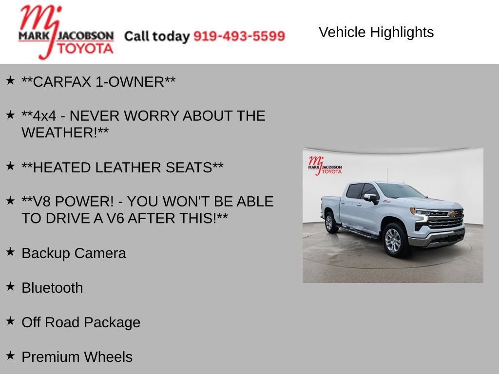 Used 2026 Chevrolet Silverado 1500 LTZ w/ Z71 Off-Road Package AWD/4WD image 7
