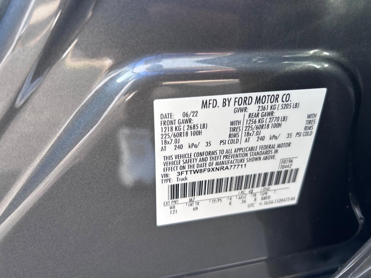 Used 2022 Ford Maverick Lariat w/ Equipment Group 500A Standard image 22