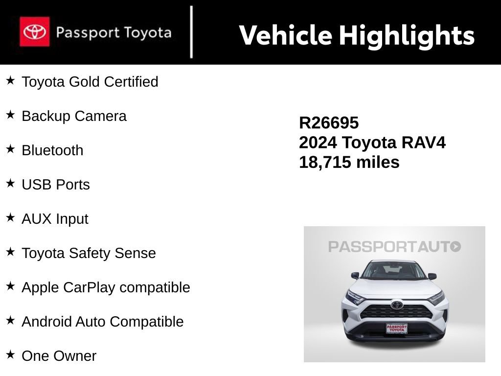 Certified 2024 Toyota RAV4 LE image 14