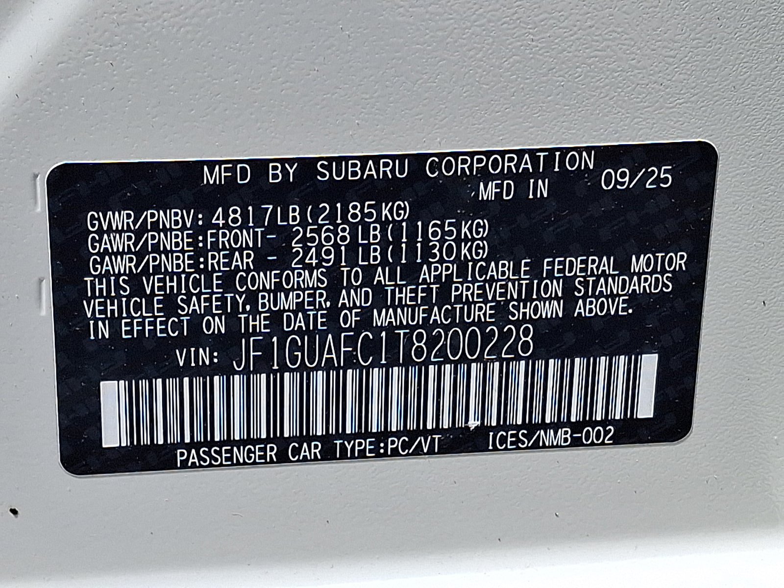 Certified 2026 Subaru Impreza 2.0i Sport AWD/4WD image 24