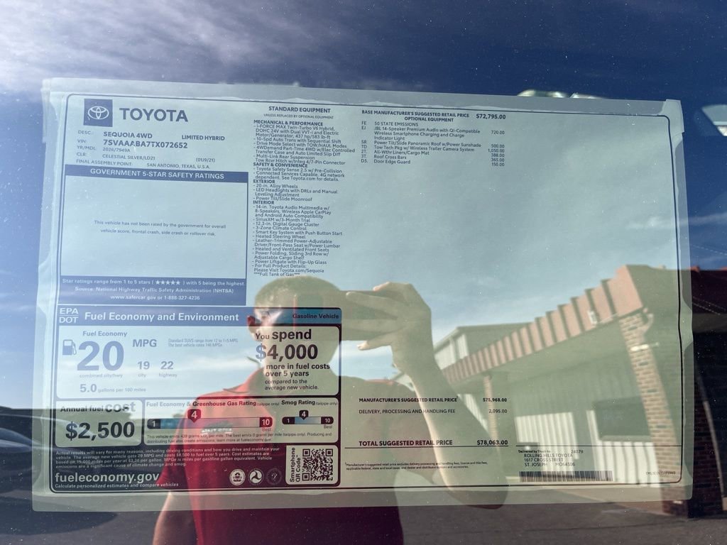 New 2026 Toyota Sequoia Limited image 35