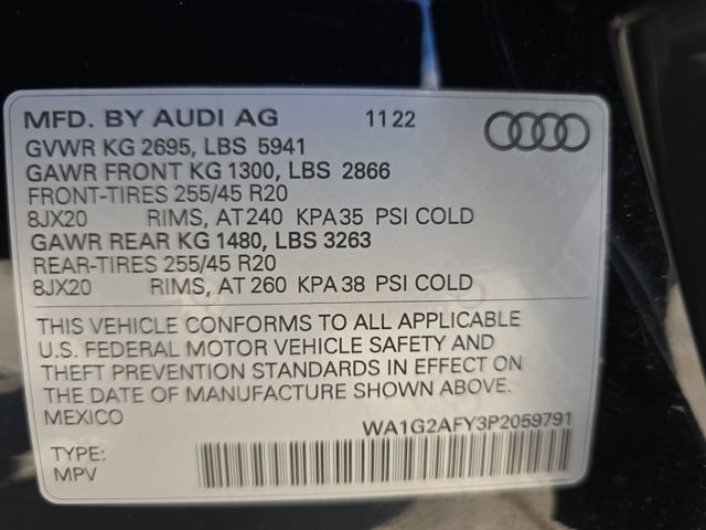 Used 2023 Audi Q5 e Premium w/ Convenience Package AWD/4WD image 38