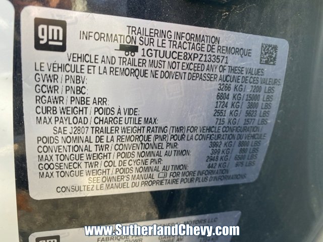 Used 2023 GMC Sierra 1500 Elevation image 50