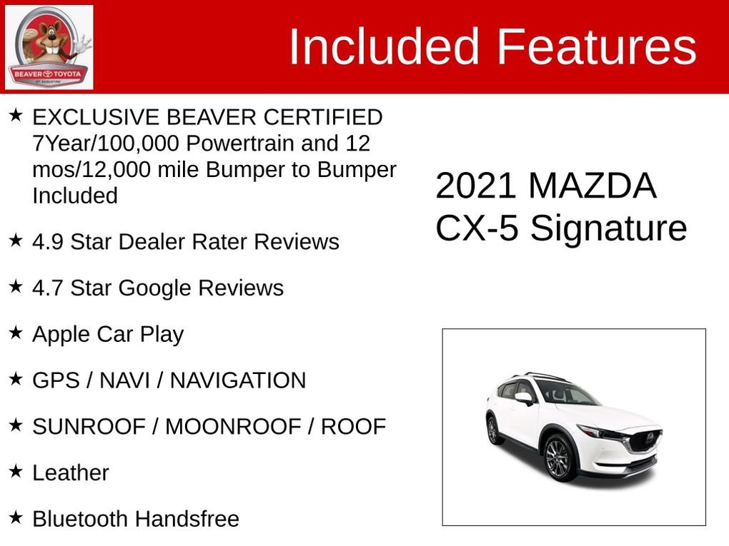 Used 2021 MAZDA CX-5 Signature image 4