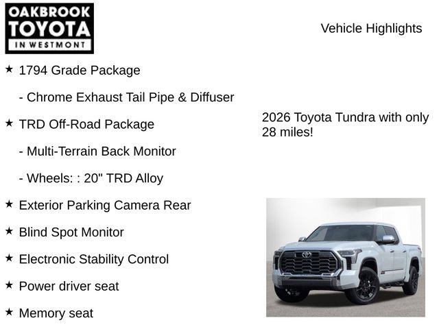 New 2026 Toyota Tundra 1794 Edition image 7