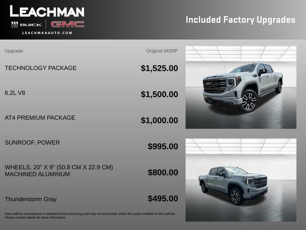 Used 2024 GMC Sierra 1500 AT4 w/ Technology Package AWD/4WD image 11